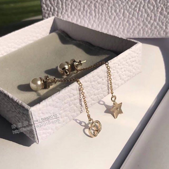 Dior飾品 迪奧經典熱銷款星星珍珠流蘇耳釘耳環  zgd1318